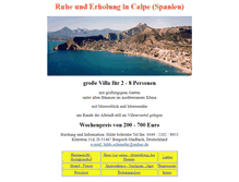 Tablet Screenshot of calpe-ferienhaus.com